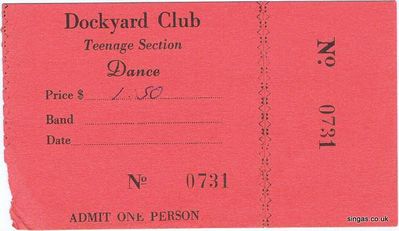 Dockyard Club Dance Ticket
Keywords: Dockyard Club;Dance Ticket;Trevor Cheesman