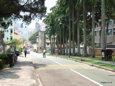 Kim Yam Road
This is Kim Yam Road just outside Far East Mansions looking down towards the River. The area on the right used to be a large Kampong with a Michelin tyre factory next door.  The tyre factory was a former WWII POW Camp
Keywords: 2006;Far East Mansions;Dave Papworth;Kim Yam Road