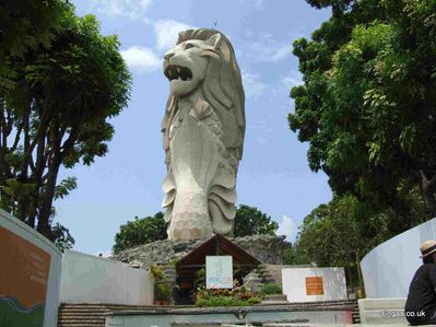 Sentosa Island
The giant Merlion
Keywords: Sentosa Island;Merlion