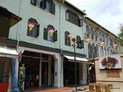 China Town Museum
This is Sago Street, where the notorious death houses used to be, a whole row which was opposite these were pulled down just six month prior to this photo being taken, now there are only two of the former houses left, the shop house on the right with the revamped frontage and the building next to it with the original light blue shutters
Keywords: China Town Museum;Sago Street