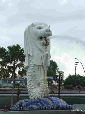 The Merlion water feature
The Merlion water feature on the main water front
Keywords: The Merlion;2006