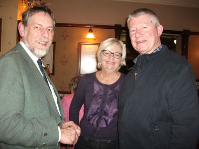 Singapore Schools Reunion - Chandos Pub 15th Nov 2014
Tony Taucher, Hilary 'Youngman' Snellgrove, John O'Leary
Keywords: Reunion;15th Nov 2014;Chandos;Tony Taucher;Hilary Youngman;John O&#039;Leary