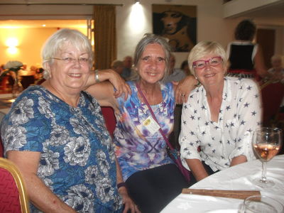 Barbara Belfield, Anna Googan, Hilary Youngman
BFES Singapore Schools Reunion, 13 September 2016 at Portsmouth.
Keywords: Portsmouth;Barbara Belfield;Anna Googan;Hilary Youngman;Reunion