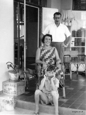 Dad, Mum and Richard on the patio
Dad, Mum and Richard on the patio, 18 Folkstone Road.
Keywords: Medway Park;Folkstone Road