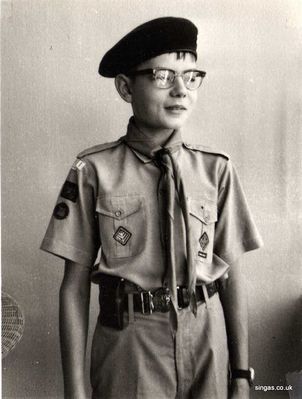 David in Scout uniform
Keywords: David Papworth;Scout