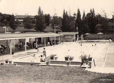 Dockyard swimming pool from new kiosk
