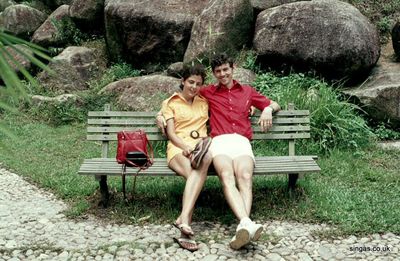 FranÃ§oise & Rick on Bench
