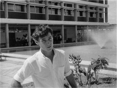 Kevin Oâ€™Carroll
Kevin Oâ€™Carroll.

Photo taken in the summer of 1967, in the Quadrangle of St. Johns School by (he thinks) Conrad Cleasby.
Keywords: St. Johns;1967;Conrad Cleasby;Kevin Oâ€™Carroll
