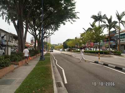 Lower section of SG Way taken from Circus
Keywords: Serangoon Gardens;2006