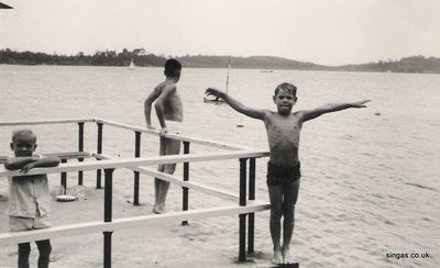 Mark Wallace - Air Force Officer's Club, Changi
The pier at the Singapore British Air Force Officer's Club, Changi  where we used to spend quite a bit of time.
Keywords: Mark Wallace;Air Force Officer&#039;s Club;Changi