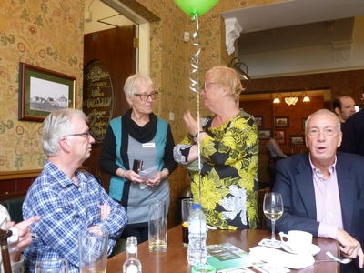 The Wellington Pub, Birmingham. 
L to R. Ron Wallace, Mandy Edwards, Rosalinda Wallace, Paul Rayner.
