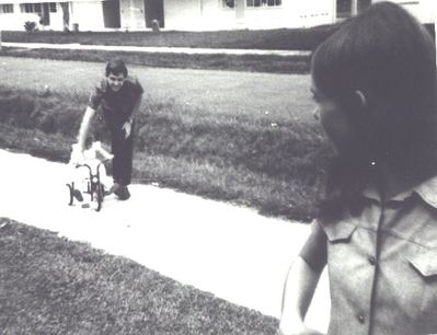 Paul Wensley
Paul Wensley
with his baby sister Carmen. Linda James is looking on. Paul has a sister called Sylvia who attended St. John's. Paul now resides in Canada.
Keywords: Paul Wensley;Sussex Estate;Linda James;St. Johns;Bourne