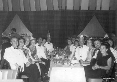 The SVSO Dance was dated December 1966
The SVSO Dance was dated December 1966. Robert and Nancy Blyth are front on the left. My mum worked in the Victualling and Stores Offices in the Dockyard. Dad was an engineer on a tug called the Nimble.
Keywords: Robert Blyth;Nancy Blyth;Dockyard;RN;Nimble