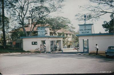 Main Gate RAF Seletar 
Keywords: Seletar;RAF