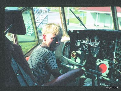 Stuart at the controls of a Herc
Keywords: Stuart MacDonald;RAF Changi