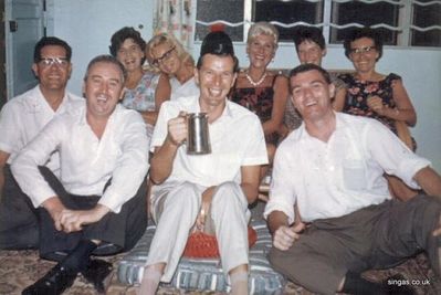 Party May 66
Party May 66

Left to right - ?, Bob Blyth, Doris, Linda, Jim Henry, Sheila Henry,?,? Agnes Blyth
Keywords: Bob Blyth;Doris, Linda;Jim Henry;Sheila Henry;Agnes Blyth