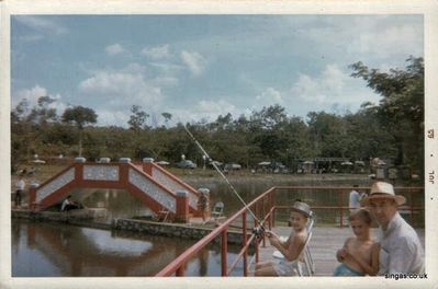 Spring Dale Fishing Pond
Spring Dale Fishing Pond shows Dad, Elaine and Me. I remember great big red ants that nipped used to walk along the railings
Keywords: Spring Dale;Fishing Pond