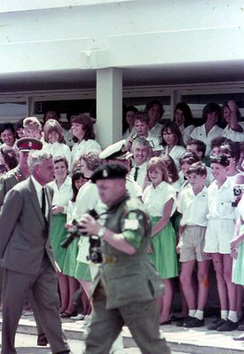 Duke of Edinburgh opening St. Johns School
Keywords: St. Johns;Graham Marshall;Duke of Edinburgh