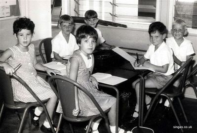 Tanglin Junior school 1966
My daughter Christle, (centre front) at Tanglin Junior school 1966
Keywords: Frank Clewes;Tanglin Junior school;1966;Christle Clewes