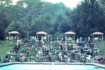 swimming gala
Here, in colour, is an earlier swimming gala held before the Dover Road complex was finished. This is the pool at Gillman Barracks, which actually gave the spectators a better view of everything
Keywords: Bill Johnston;Wessex Junior;Pasir Panjang Junior;School;Gillman;pool