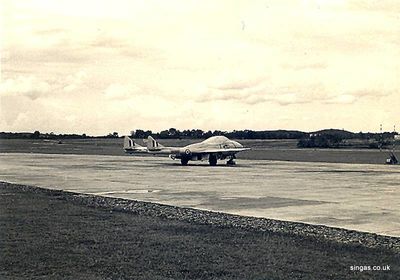 Vampire from 60 Sqn. RAF
RAF Tengah.  Vampire from 60 Sqn. RAF
Keywords: RAF Tengah;John Simner