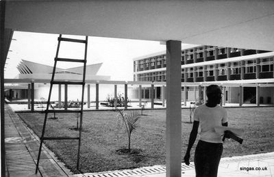 View from the Art Room to the Main Hall - Science Block to the right
Keywords: St. John&#039;St. Johns;Art Room;Main Hall;Science Block