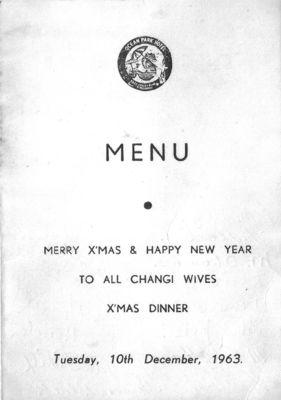 Wives Invitation
Keywords: Bob Chesterman;48 Squadron;Changi;RAF