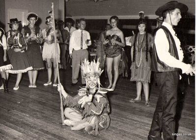 Youth night fancy dress at Dockyard Club 1962
