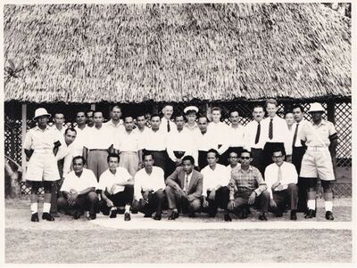 More of the team who built the classroom, pictured
As far as I recall it was a school or home for children with disabilities and it wasnâ€™t too far from the Changi base. Unfortunately I cannot remember the name of the place.
Keywords: Edward Ferguson;RAF Changi;1963