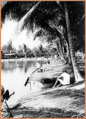 Seletar Fishing Ponds
Charles â€˜Spudâ€™ Leavey, Fishing Ponds at Seletar 1964
Keywords: Seletar Fishing Ponds;Charles Leavey;1964