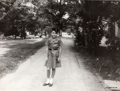 Myself in new guide uniform
Myself in new guide uniform outside front of 4 Dempsey Road
Keywords: Heather Fisher;Dempsey Road;guide