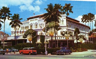 View of Raffles Hotel, Singapore in 1960â€™s
Keywords: Susan Perry;Raffles Hotel;1960