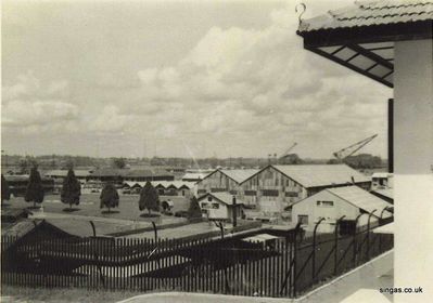 King George V Dry Dock
View looking across to King George V Dry Dock in the Dockyard, and in the background you can just make out the Aerials of the Radio Station.
Keywords: Lou Watkins;King George V Dry Dock