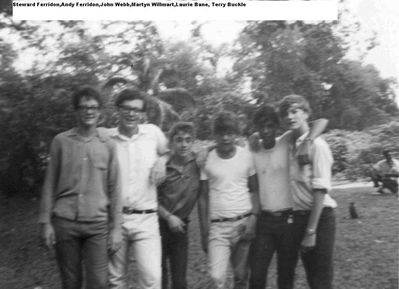 Stewart Ferridon, Andy Ferridon, John Webb, Martyn Willmart, Laurie Bane and Terry Buckle.
Keywords: Stewart Ferridon;Andy Ferridon;John Webb;Martyn Willmart;Laurie Bane;Terry Buckle