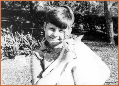 My brother Philip
My brother Philip and the family cat. Affectionately known as â€˜the catâ€™
Keywords: Philip Cottrell