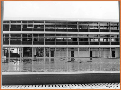 The science block
The science block from across the fountain but where are the students?? 
Keywords: Science Block;St. Johns