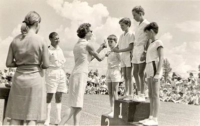 Royal Naval School Sports Day Relay Winners
Royal Naval School Sports Day Relay Winners
Keywords: Derek Simons;Royal Naval School;Sports Day