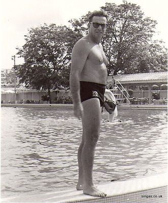 Swimming coach - Mr Meyers
Swimming coach - Mr Meyers. He was an optician in Singapore.
Keywords: Mr Meyers;Singapore Swimming Club;SSC