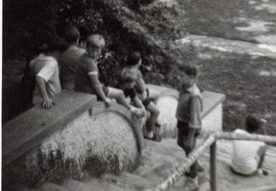 Kings Of the Sun. steps to the basketball court
Keywords: Kinloss House;basketball court