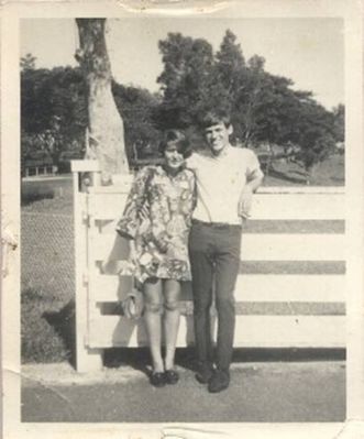 Sue Gamble and Richard Mellish
Sue Gamble and Richard Mellish at the front of St. Johns 1968
Keywords: Richard Mellish;St. Johns;Sue Gamble;1968