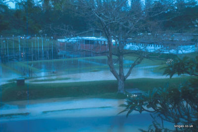 Wellington Floods
View across to the Dockyard swimming pool taken at the same time as the football pitch floods showing how the drains couldnâ€™t cope.
Keywords: Lou Watkins;Dockyard;Wellington;Floods