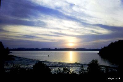 sunset over Sarimbun Island and the swamp
Keywords: Mike Ford;RAF Tengah;Sarimbun Island;Tengah Yacht  Club