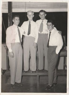 Dockyard Club 1957
My brother Barry Northmore, Billy James, Stuart Britton and Barry Hardy
