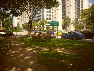 Trishaws in Clemenceau Avenue
Not so many of these in the Singapore of 2014
