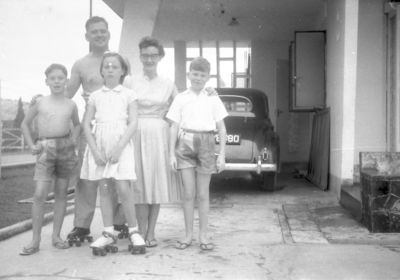 Opera Estate, Alan, Norma, my Mother, and me. The guy is an old family friend who used to fly in and stay with us.
