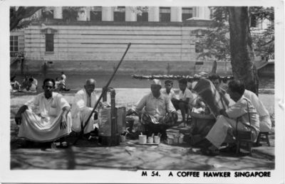 Coffee Hawker Postcard
