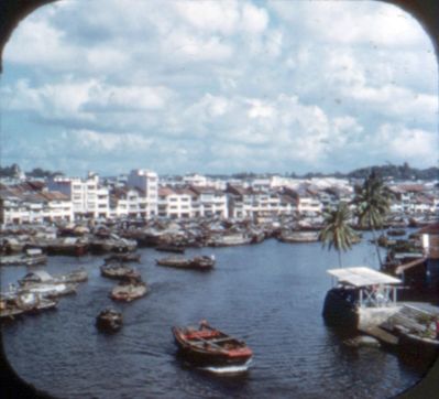 Singapore 1950s - Singapore River
These photos are over 60 years old, so I assume out of copyright.
