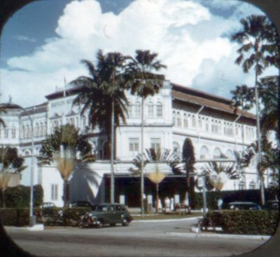 Singapore 1950s - Raffles Hotel
These photos are over 60 years old, so I assume out of copyright.
