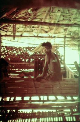 Man in Long House - Cameron Highlands - 1961
