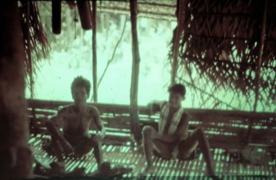 Inside a Long House - Cameron Highlands - 1961
